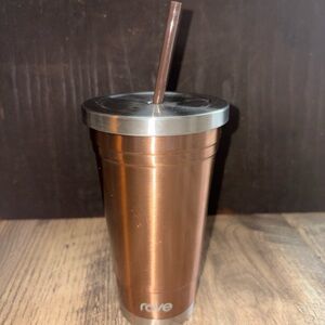 Rove Copper Tumbler with Straw